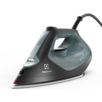 Electrolux Утюг, 2600Вт, 370мл, паровой удар 230гр, алюминиевая подошва, зелено-черый