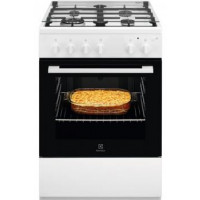 Electrolux Плита газовая, 59л, 60x60см, чугун, белый