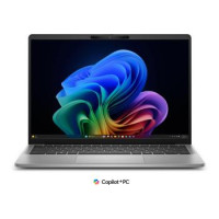 Dell Ноутбук Latitude 7455 14" QHD+ IPS Touch, Snapdragon X Elite X1E-80-100, 16GB, F512GB, Qualcomm Adreno, Win11P, серый