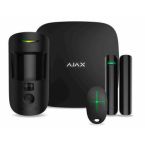 Ajax Комплект охранной сигнализации HDR StarterKit Cam, hub 2, motioncam HDR, doorprotect, spacecontrol, jeweller, беспроводной, черный