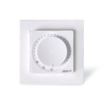 DEVI Терморегулятор DEVIreg Basic +4...45° механический программируемый Bluetooth встроенный 16A 230В белый