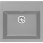 Franke Мойка кухонная Sirius тектонайт, прямоуг., без крыла, 560х530х200мм, чаша - 1, врезная, серый гранит