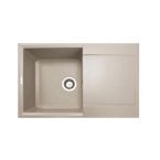 Adamant Мойка кухонная Horizon, искуственный камень, прямоуг., с крылом, 780х495х230мм, чаша - 1, врезная, Avena