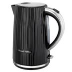Russell Hobbs Электрочайник Eden, 1.7л, нержавеющая сталь, пластик, черный
