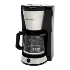 Russell Hobbs Кофеварка капельная Heaton, 1.25л, молотый, черно-серебристый
