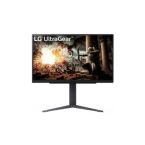 LG Монитор 27" 27GS75Q-B 2xHDMI, DP, Audio, IPS, 2560x1440, 200Hz, 1ms, sRGB 99%, G-SYNC, FreeSync, Pivot, HDR10