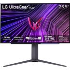 LG Монитор 27" 27GS95QE-B 2xHDMI, DP, USB, Audio, OLED, 2560x1440, 240Hz, 0.03ms, DCI-P3 98.5%, G-SYNC, FreeSync, AdaptiveSync, Pivot, DisplayHDR TRUE BLACK 400