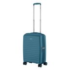 2E Чемодан, Aero, полипропилен, малый, 35/44 л, TSA, 4 колеса, EXP, синий