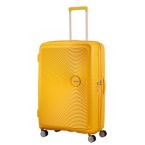 American Tourister Валіза American Tourister, Soundbox, поліпропілен, велика, 77см, 97/110л, TSA, 4 колеса, EXP, жовтий