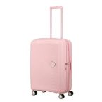 American Tourister Валіза American Tourister, Soundbox, поліпропілен, середня, 67см, 71.5/81л, TSA, 4 колеса, EXP, пастельно-рожевий