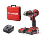 Einhell Шуруповерт-дрель ударная акумуляторная TP-CD 18/50 Li-i BL(2x2Ah), PXC, 18В, аккумулятор 2 Ач - 2 шт, бесщеточная, 50 Нм, кейс, 2.02 кг