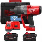 Milwaukee Гайковерт ударный аккумуляторный M18 ONEFHIWF1-802X 18В АКБ 2х8А·час 0-1650об·мин 2400Нм 1/2" ЗП M12-18FC кейс 5.9кг