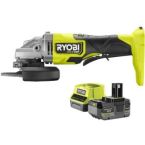 Ryobi Шлифмашина угловая RAG18X-1C40S аккумуляторная ONE+ НР