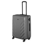 Wenger Чемодан, Motion, средний, пластик, 4 колеса, серый