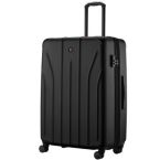 Wenger Чемодан, Oryson, большой, пластик, 4 колеса, черный