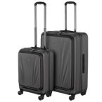 Wenger Набір валіз Wenger Skyon Hardside, полікарбонат, (S+L), TSA, 4 колеса, розширення, сірий