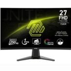 MSI Монитор 27" MAG 27C6X 2xHDMI, DP, USB-C, 2xUSB, Audio, VA, 250Hz, 1ms, sRGB 99%, CURVED, AdaptiveSync