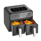 Amica Мультипечь  2400Вт, чаша - 2*4.0л, сенсорное управление, 8 авто. программ, пластик, черный