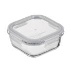 ARDESTO Контейнер для хранения пищевых продуктов Gemini 0.5л, боросиликатное стекло, пластик, квадратный, прозрачный