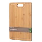 ARDESTO Доска кухонная с желобом Midori, 33х24х1.5см, бамбук