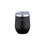 ARDESTO Термочашка Compact Mug 350 мл, черный, нержавеющая сталь