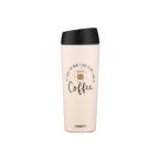 ARDESTO Термочашка Coffee Time 450 мл, нержавеющая сталь, бежевый
