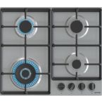 Gorenje Варочная поверхность газовая, 60см, чугун, комфорка Wok, нерж