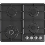 Gorenje Варочная поверхность газовая, 60см, чугун, черный