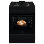 Electrolux Плита газовая, 59л, 60x60см, чугун, черный