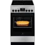 Electrolux Плита электрическая стеклокерамическая, 57л, 50x60см, дисплей, конвекция, нерж