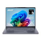 Acer Ноутбук Swift 14 AI SF14-11 14.5" WQXGA IPS, Quallcomm X1P-64-100, 16GB, F1TB, UMA, Win11, серый