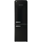 Gorenje Холодильник с нижн. мороз. камерой Gorenje, 194x66x60см, 2 дв., 204(96)л, А++, Retro, NoFrost+ , Внутр. Диспл, Зона св-ти, черный