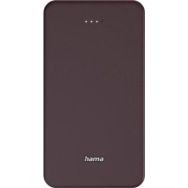 HAMA Акумулятор портативний літій-іонний Power Bank Hama 20000 мА·год, USB-C, USB-A, plum