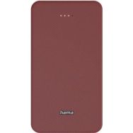 HAMA Акумулятор портативний літій-іонний Power Bank Hama 20000 мА·год, USB-C, USB-A, red