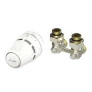 Danfoss Комплект термостатический Regus RA + RLV-KB, 1/2", угловой