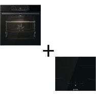 Комплект Gorenje (духовка електрична BOS6737E06BG + поверхня індукційна GI6401BSC), 743032