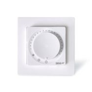DEVI Терморегулятор DEVIreg Basic +4...45° механический программируемый Bluetooth встроенный 16A 230В белый