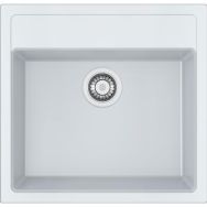 Franke Мойка кухонная Sirius тектонайт, прямоуг., без крыла, 560х530х200мм, чаша - 1, врезная, белый