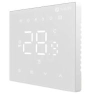 Navin Терморегулятор WT410W-16A 5...35 °C для теплого пола электронный Wi-Fi Tuya, Smart Life встроенный проводной датчик 16A 230В белый