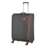 2E Валіза 2E, Trek, поліестер, середня, 64/78л, TSA, 4 колеса, EXP, сірий