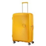 American Tourister Валіза American Tourister, Soundbox, поліпропілен, велика, 77см, 97/110л, TSA, 4 колеса, EXP, жовтий