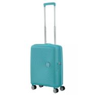 American Tourister Валіза American Tourister, Soundbox, поліпропілен, мала, 55см, 35.5/41л, TSA, 4 колеса, EXP, бірюзовий
