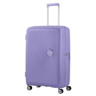 American Tourister Валіза American Tourister, Soundbox, поліпропілен, велика, 77см, 97/110л, TSA, 4 колеса, EXP, лавандовий