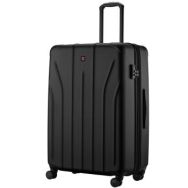 Wenger Чемодан, Oryson, большой, пластик, 4 колеса, черный