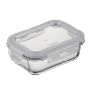 ARDESTO Контейнер для хранения пищевых продуктов Gemini 0.38л, боросиликатное стекло, пластик, прямоугольный, прозрачный
