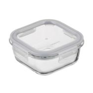 ARDESTO Контейнер для хранения пищевых продуктов Gemini 0.5л, боросиликатное стекло, пластик, квадратный, прозрачный