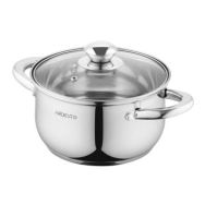 ARDESTO Кастрюля Gemini Gourmet, стеклянная крышка, 2.3 л, нержавеющая сталь