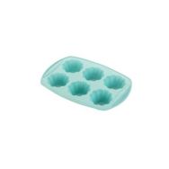 ARDESTO Форма для выпечки маффинов Tasty baking, 30х21х4см, 6шт, силикон, голубой