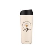 ARDESTO Термочашка Coffee Time 450 мл, нержавеющая сталь, бежевый