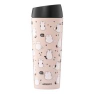 ARDESTO Термочашка Coffee Time Cats 450мл, нержавеющая сталь, коричневый